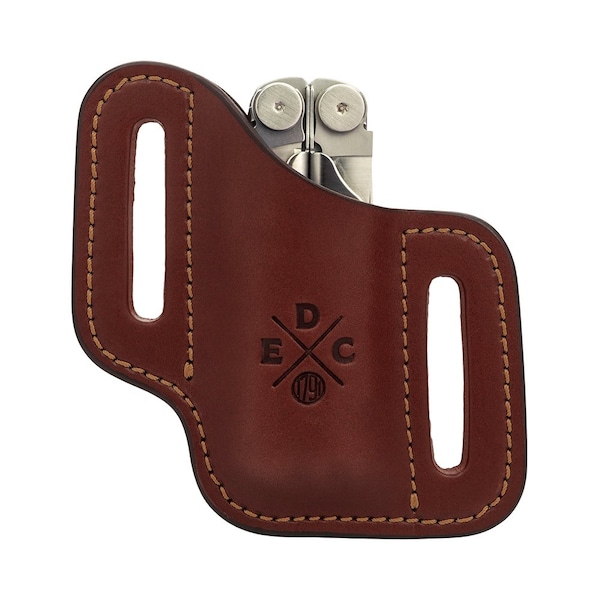 Leather Sheath for S/M Multitool & Easy-Slide Belt Attachment